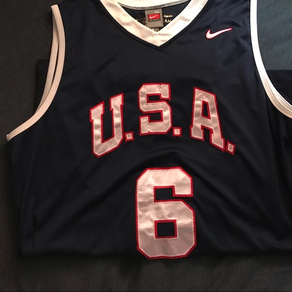 Lebron James Team Usa Basketball Jersey 